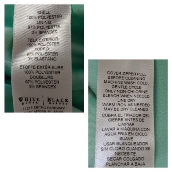 OFFERS
WHBM Stunning Mint Green Sleeveless Dress with Scalloped Hem - Picture 5 of 5